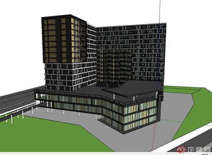 融合現(xiàn)代美學與科技內核 商業(yè)公寓建筑樓的SU模型與BIM技術開發(fā)